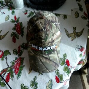Menards Camo Baseball Cap 100% Cotton
